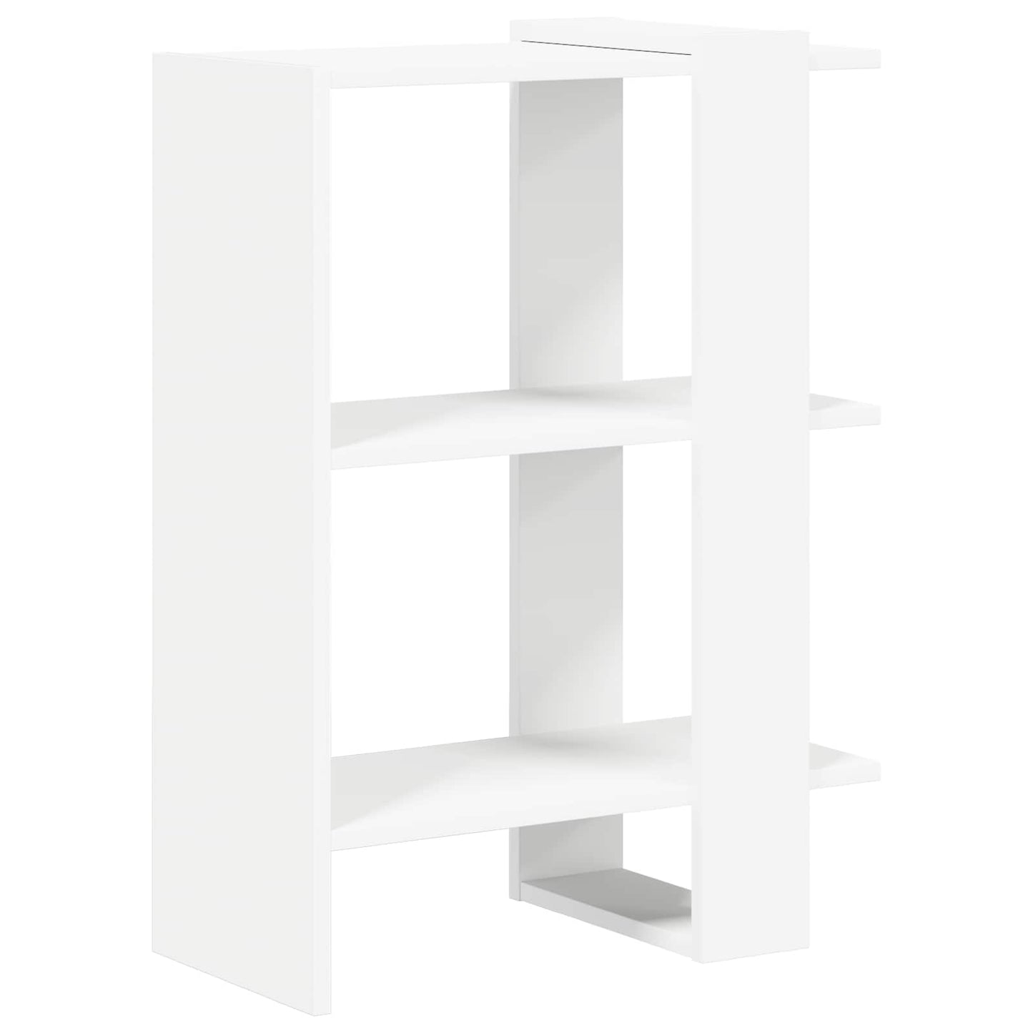 Bookshelf White 52 x 25 x 71.5 cm Engineered Wood