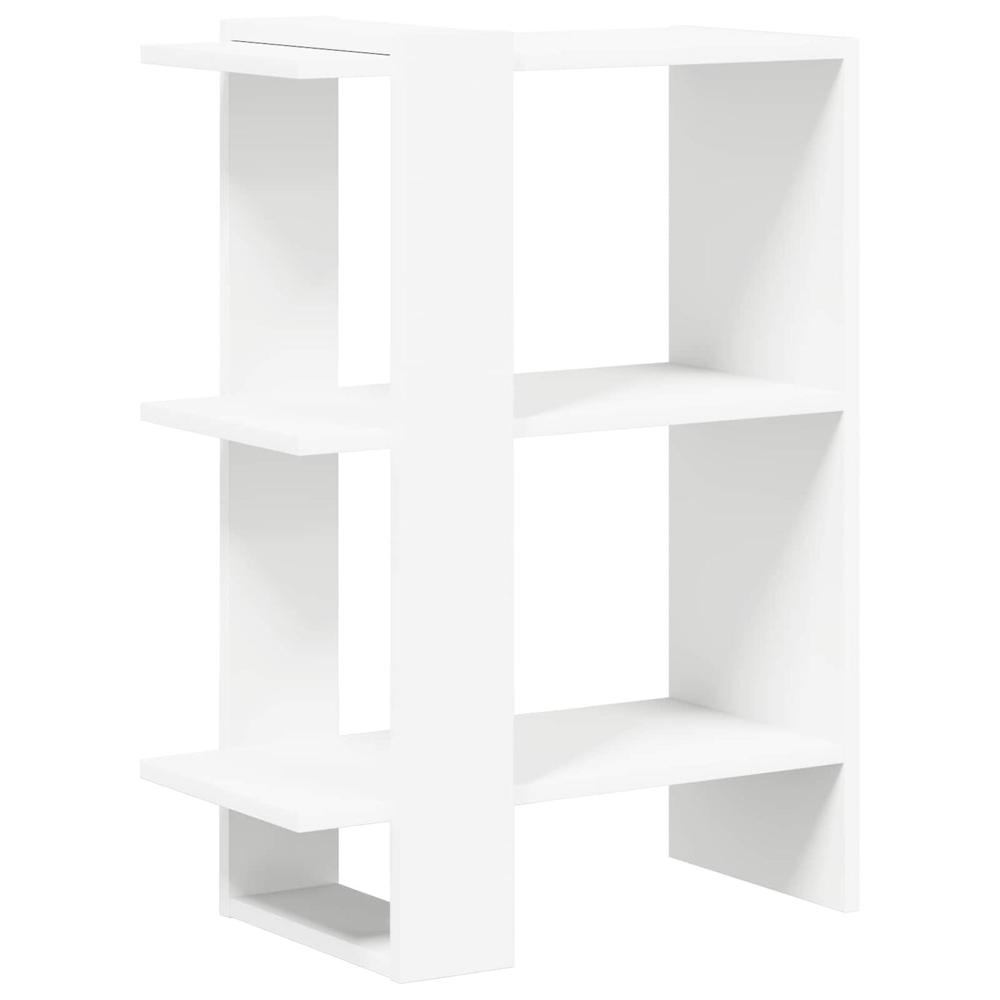 Bookshelf White 52 x 25 x 71.5 cm Engineered Wood