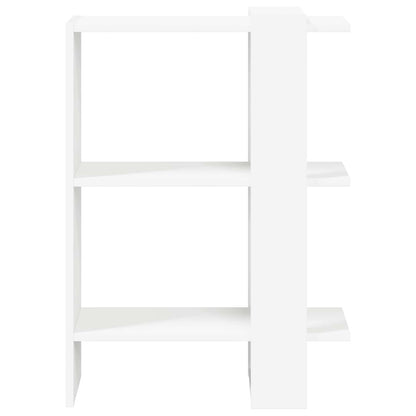 Bookshelf White 52 x 25 x 71.5 cm Engineered Wood