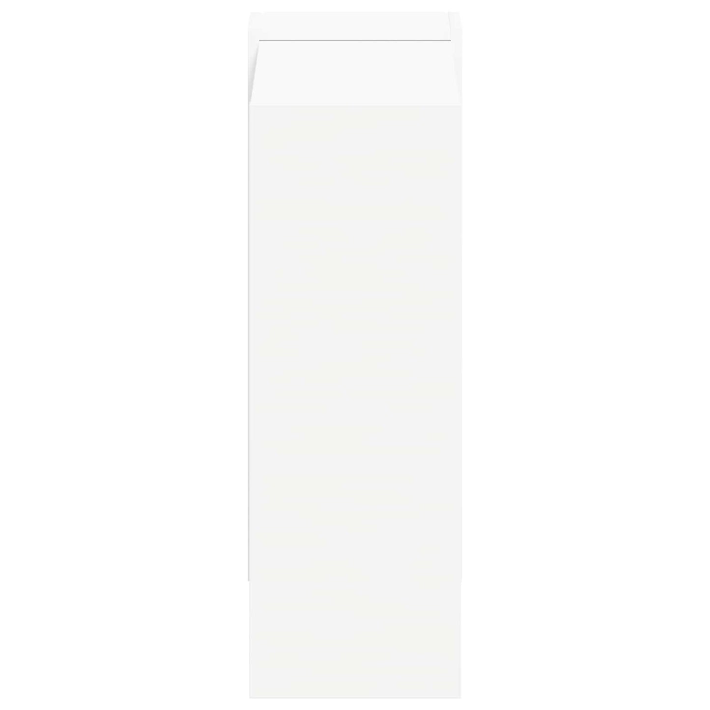 Bookshelf 2-Tier 52 x 25 x 71.5 cm Engineered Wood White