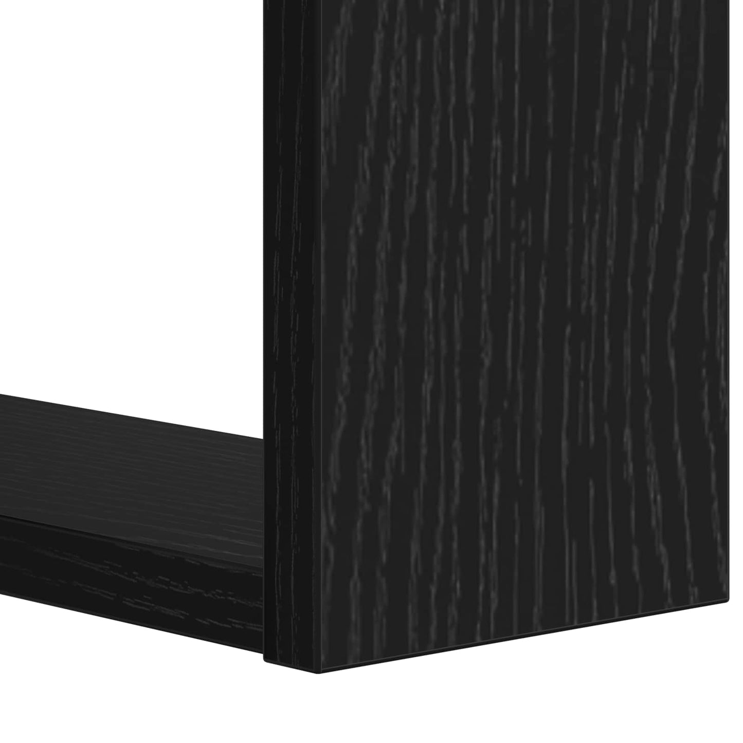 Bookshelf Black Oak 52 x 25 x 71.5 cm Engineered Wood