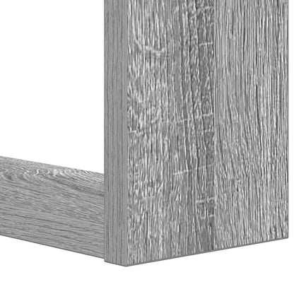 Bookshelf Grey Sonoma 52 x 25 x 71.5 cm Engineered Wood