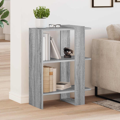 Bookshelf Grey Sonoma 52 x 25 x 71.5 cm Engineered Wood
