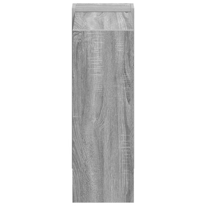Bookshelf Grey Sonoma 52 x 25 x 71.5 cm Engineered Wood