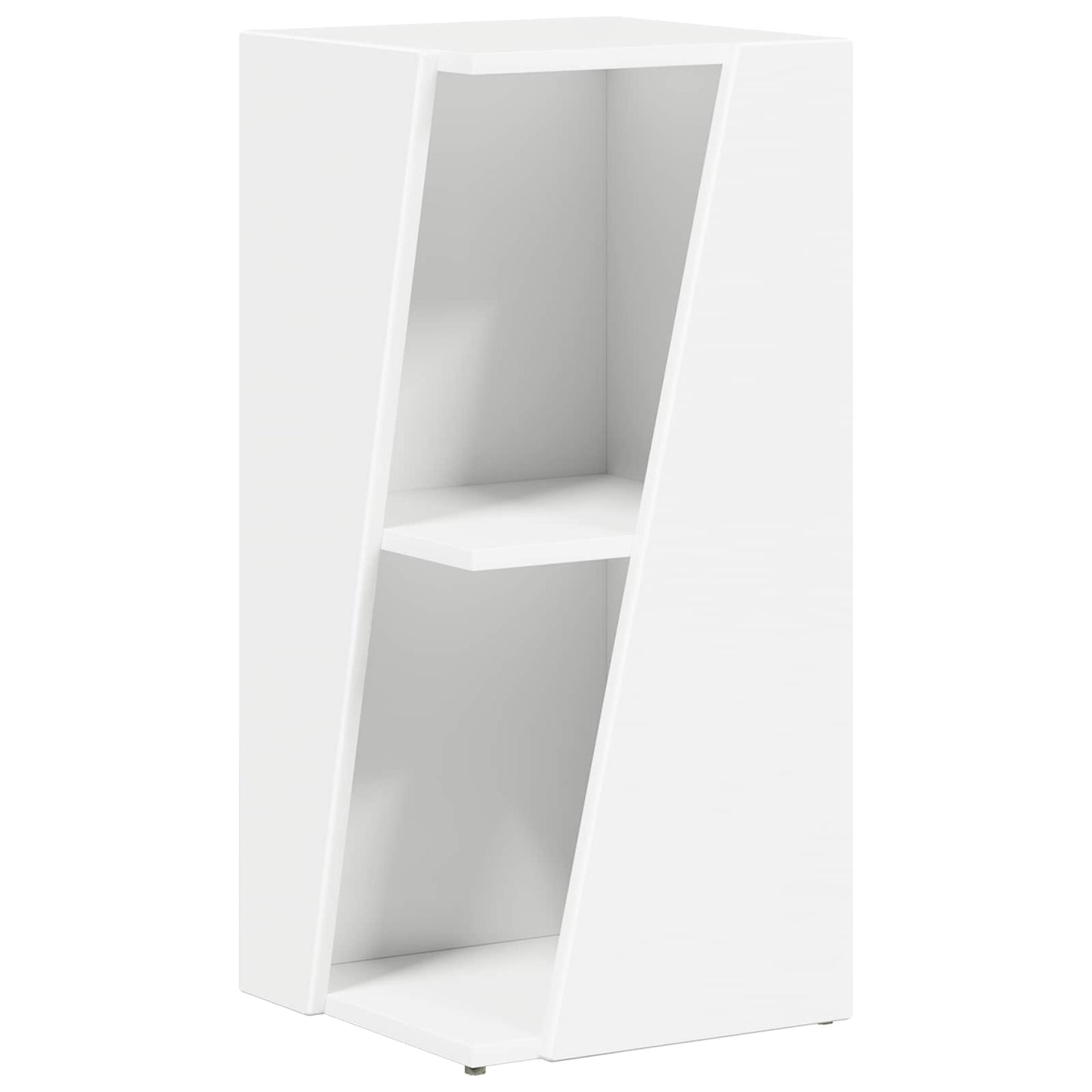 Side Shelf White 33 x 32 x 70.5 cm Engineered Wood