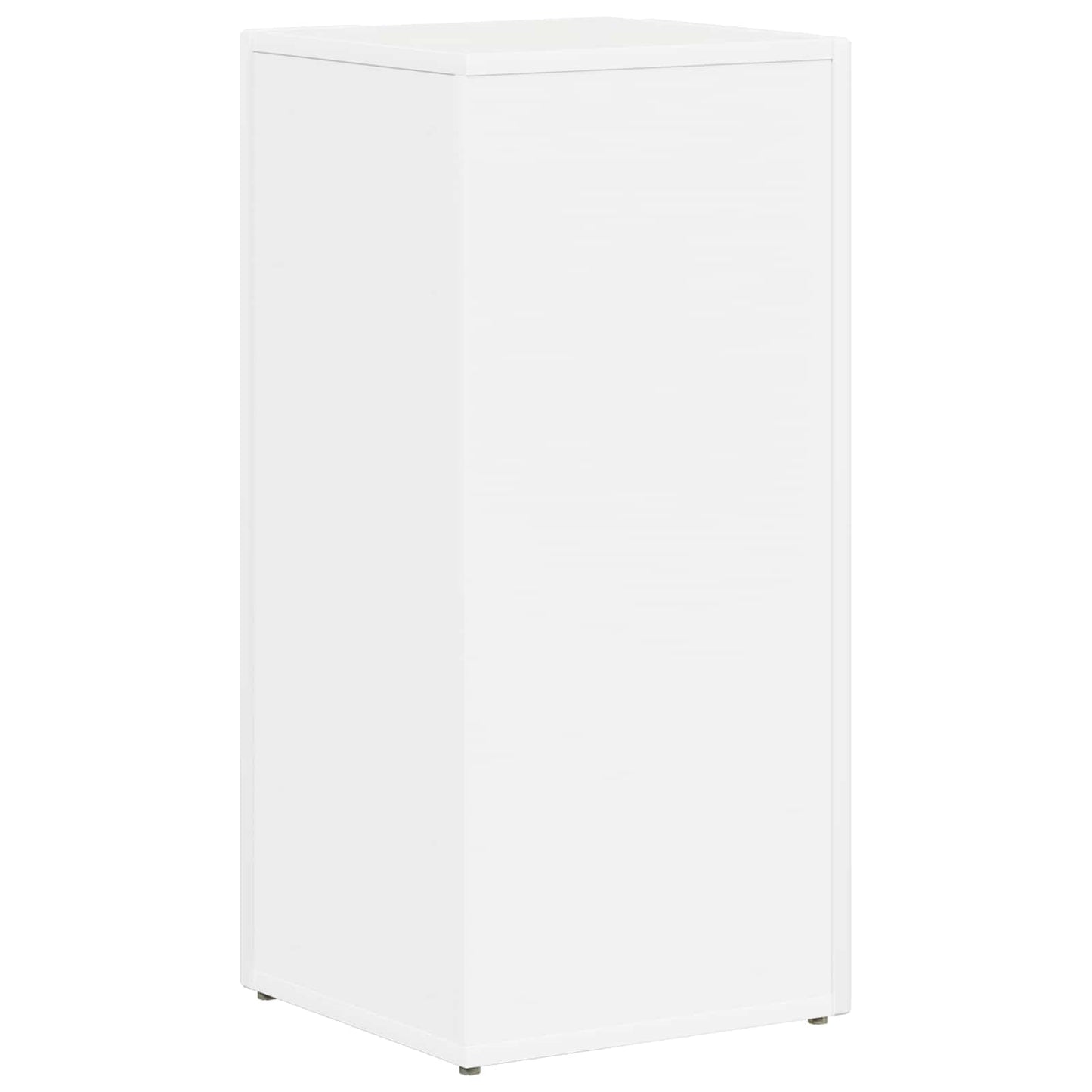 Side Shelf White 33 x 32 x 70.5 cm Engineered Wood