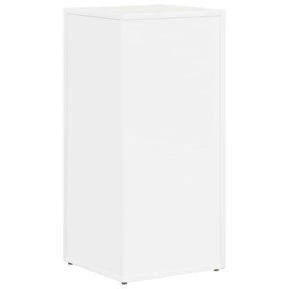 Side Shelf White 33 x 32 x 70.5 cm Engineered Wood