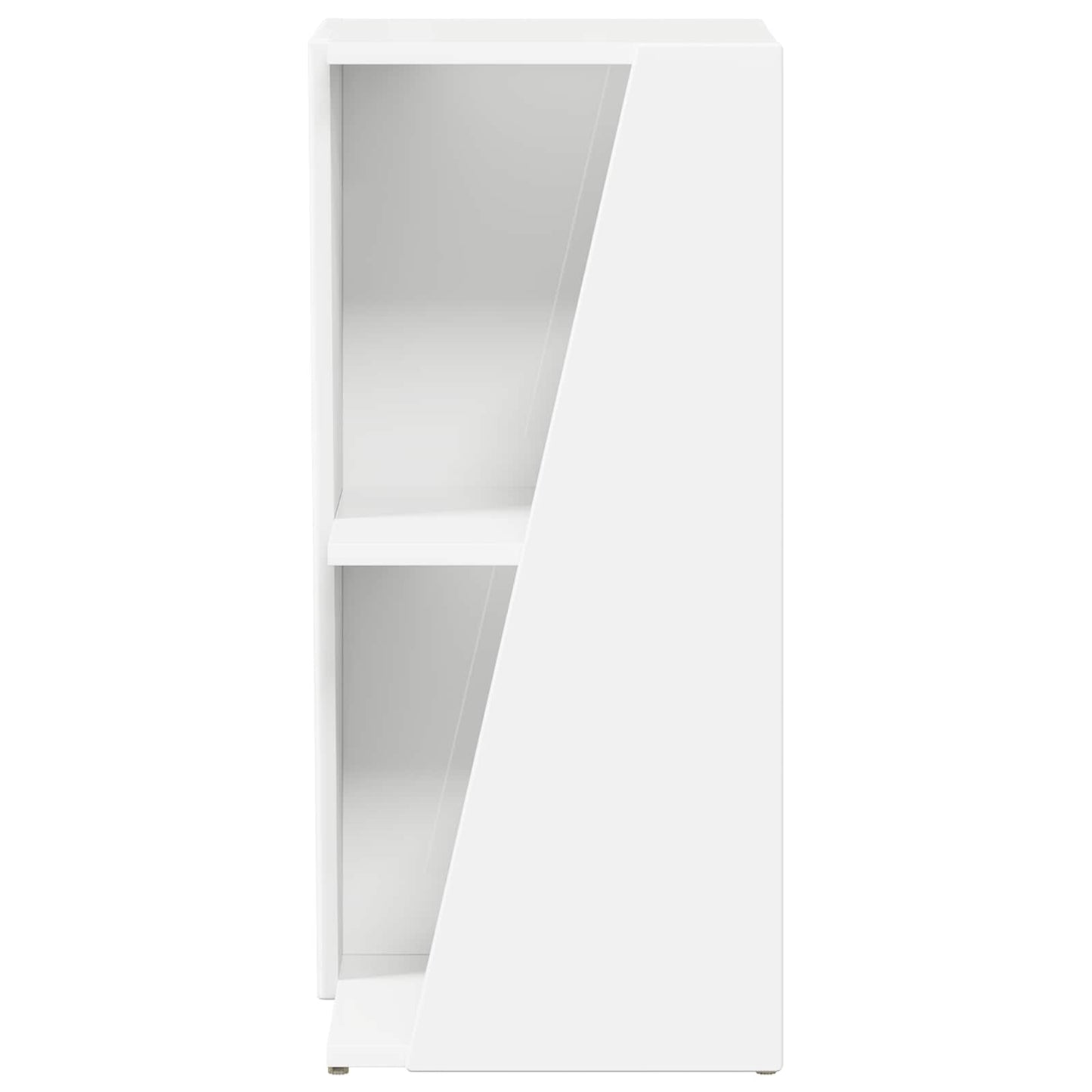 Side Shelf White 33 x 32 x 70.5 cm Engineered Wood