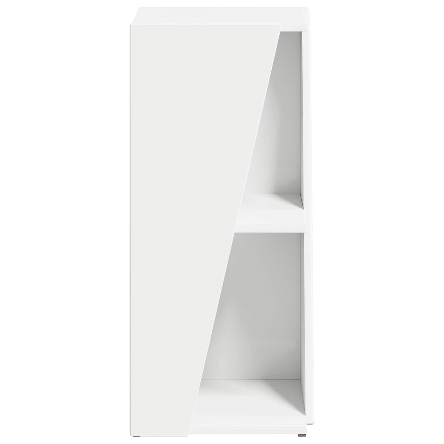 Side Shelf White 33 x 32 x 70.5 cm Engineered Wood