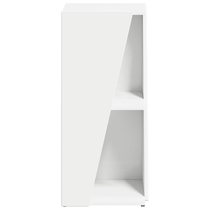 Side Shelf White 33 x 32 x 70.5 cm Engineered Wood
