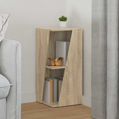 Side Shelf Sonoma Oak 33 x 32 x 70.5 cm Engineered Wood