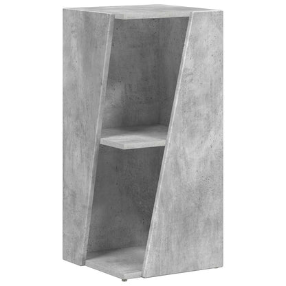 Side Shelf Concrete Grey 33 x 32 x 70.5 cm Engineered Wood