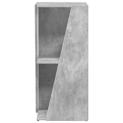 Side Shelf Concrete Grey 33 x 32 x 70.5 cm Engineered Wood