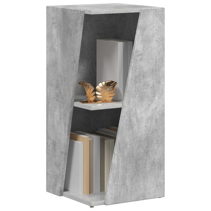 Side Shelf Concrete Grey 33 x 32 x 70.5 cm Engineered Wood