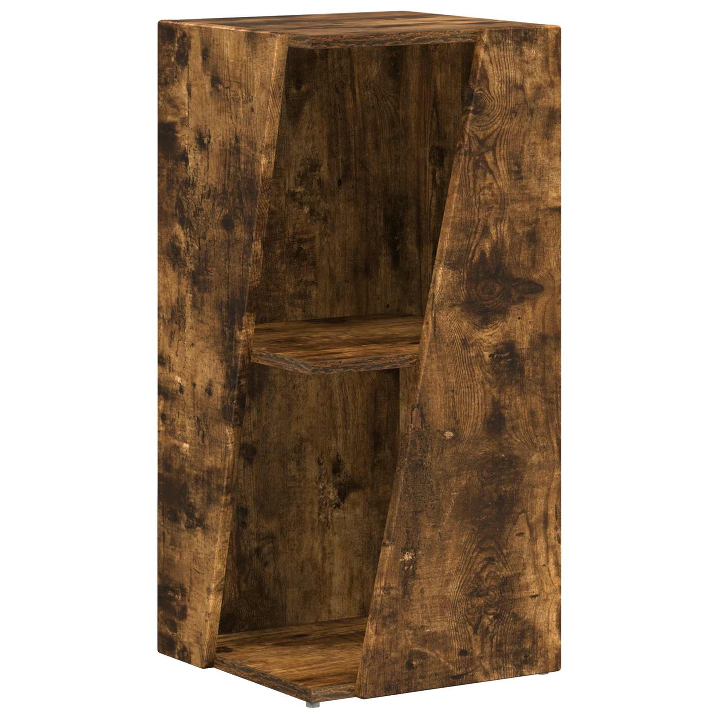 Side Shelf Smoked Oak 33 x 32 x 70.5 cm Engineered Wood