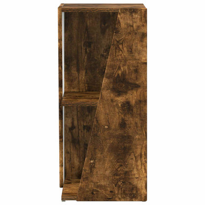 Side Shelf Smoked Oak 33 x 32 x 70.5 cm Engineered Wood