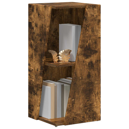 Side Shelf Smoked Oak 33 x 32 x 70.5 cm Engineered Wood