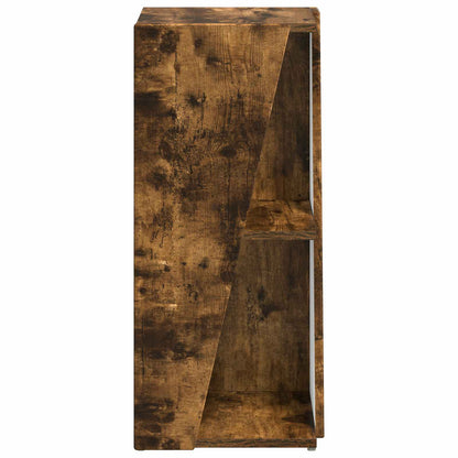 Side Shelf Smoked Oak 33 x 32 x 70.5 cm Engineered Wood