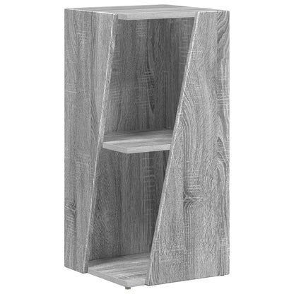Side Shelf Grey Sonoma 33 x 32 x 70.5 cm Engineered Wood