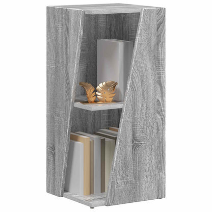 Side Shelf Grey Sonoma 33 x 32 x 70.5 cm Engineered Wood