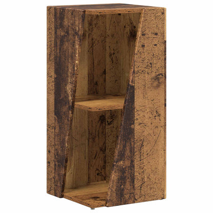 Side Shelf Old Wood 33 x 32 x 70.5 cm Engineered Wood