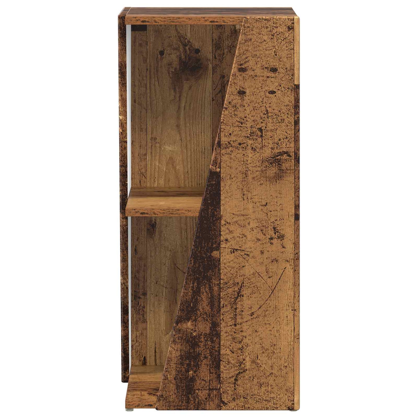 Side Shelf Old Wood 33 x 32 x 70.5 cm Engineered Wood