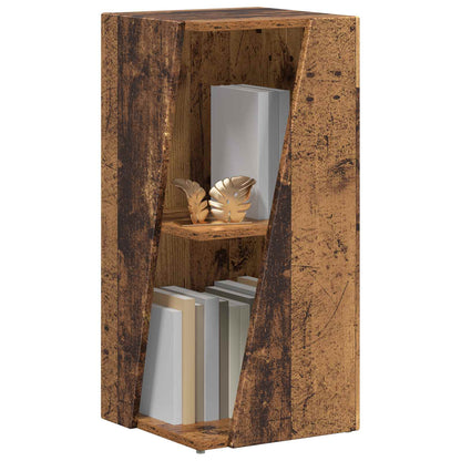 Side Shelf Old Wood 33 x 32 x 70.5 cm Engineered Wood
