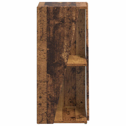 Side Shelf Old Wood 33 x 32 x 70.5 cm Engineered Wood