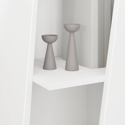 Side Shelf White 33 x 32 x 100.5 cm Engineered Wood