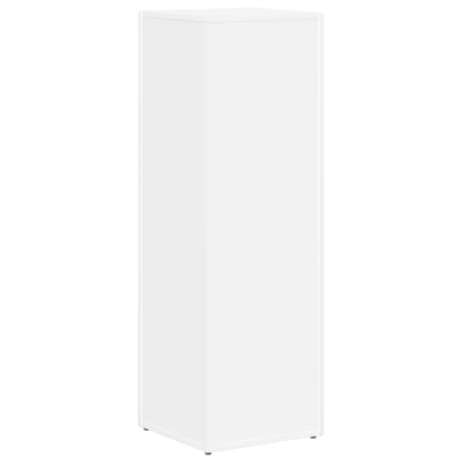 Side Shelf White 33 x 32 x 100.5 cm Engineered Wood