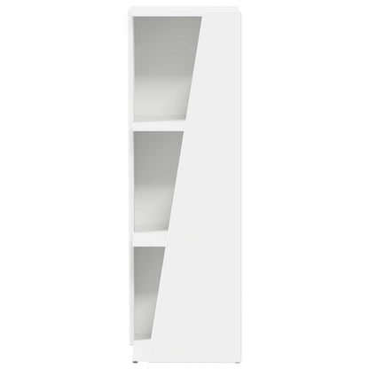 Side Shelf White 33 x 32 x 100.5 cm Engineered Wood
