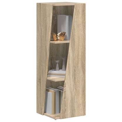 Side Shelf Sonoma Oak 33 x 32 x 100.5 cm Engineered Wood