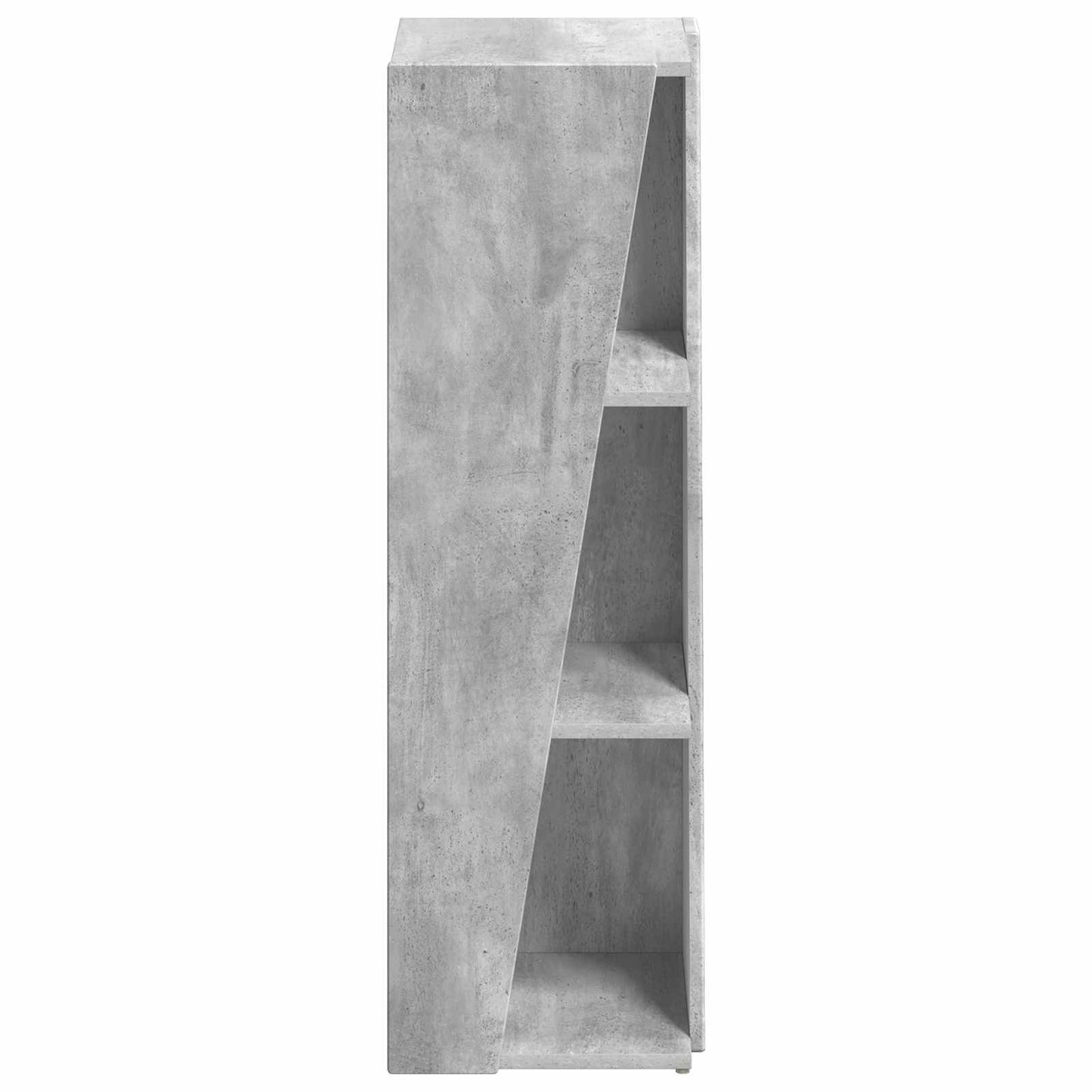 Side Shelf Concrete Grey 33 x 32 x 100.5 cm Engineered Wood