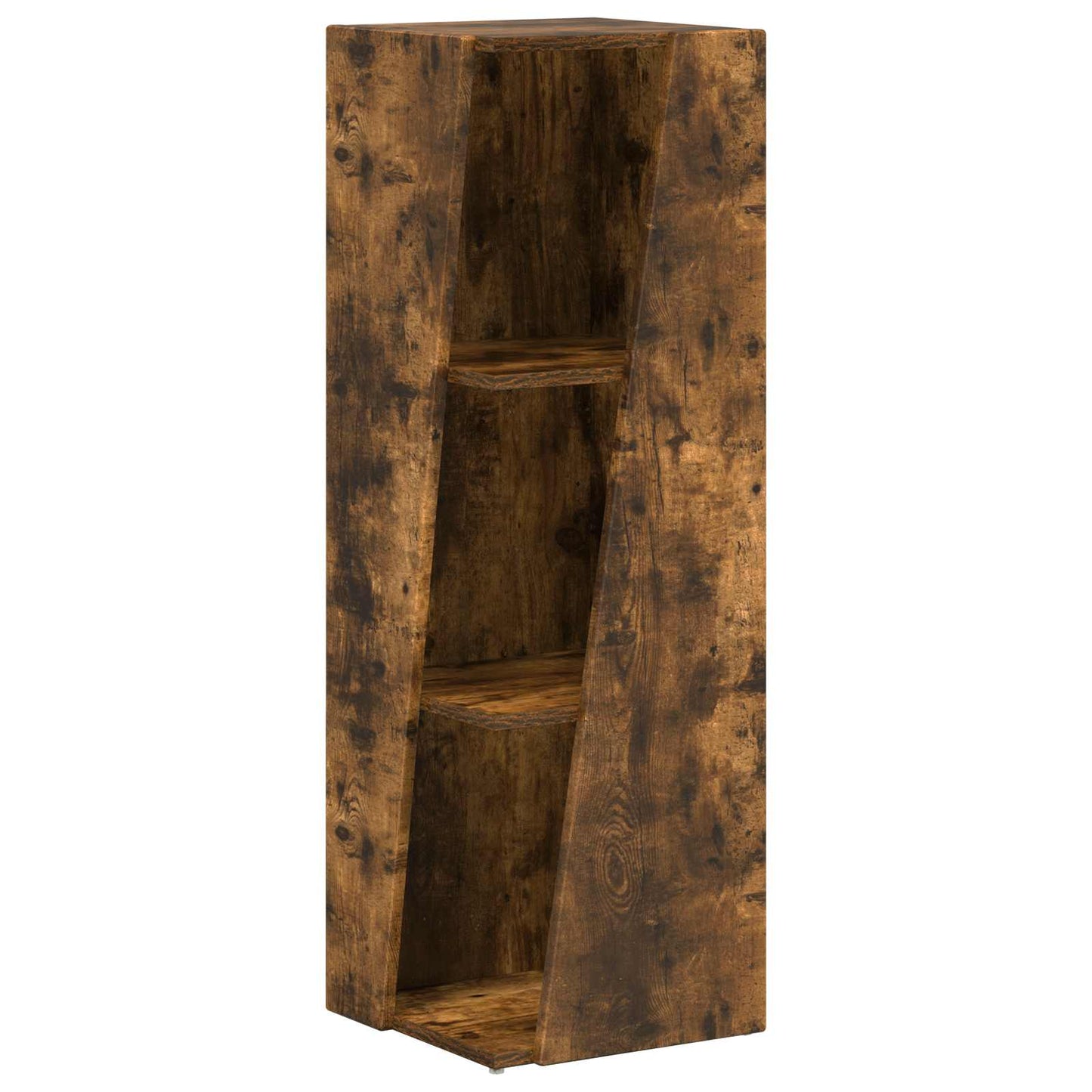 Side Shelf Smoked Oak 33 x 32 x 100.5 cm Engineered Wood