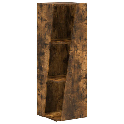 Side Shelf Smoked Oak 33 x 32 x 100.5 cm Engineered Wood