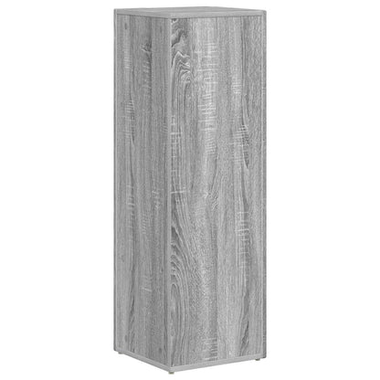 Side Shelf Grey Sonoma 33 x 32 x 100.5 cm Engineered Wood