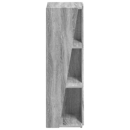 Side Shelf Grey Sonoma 33 x 32 x 100.5 cm Engineered Wood