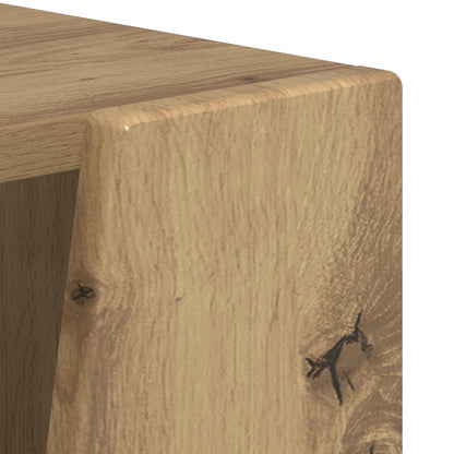 Side Shelf 33 x 32 x 100.5 cm Engineered Wood Artisan Oak