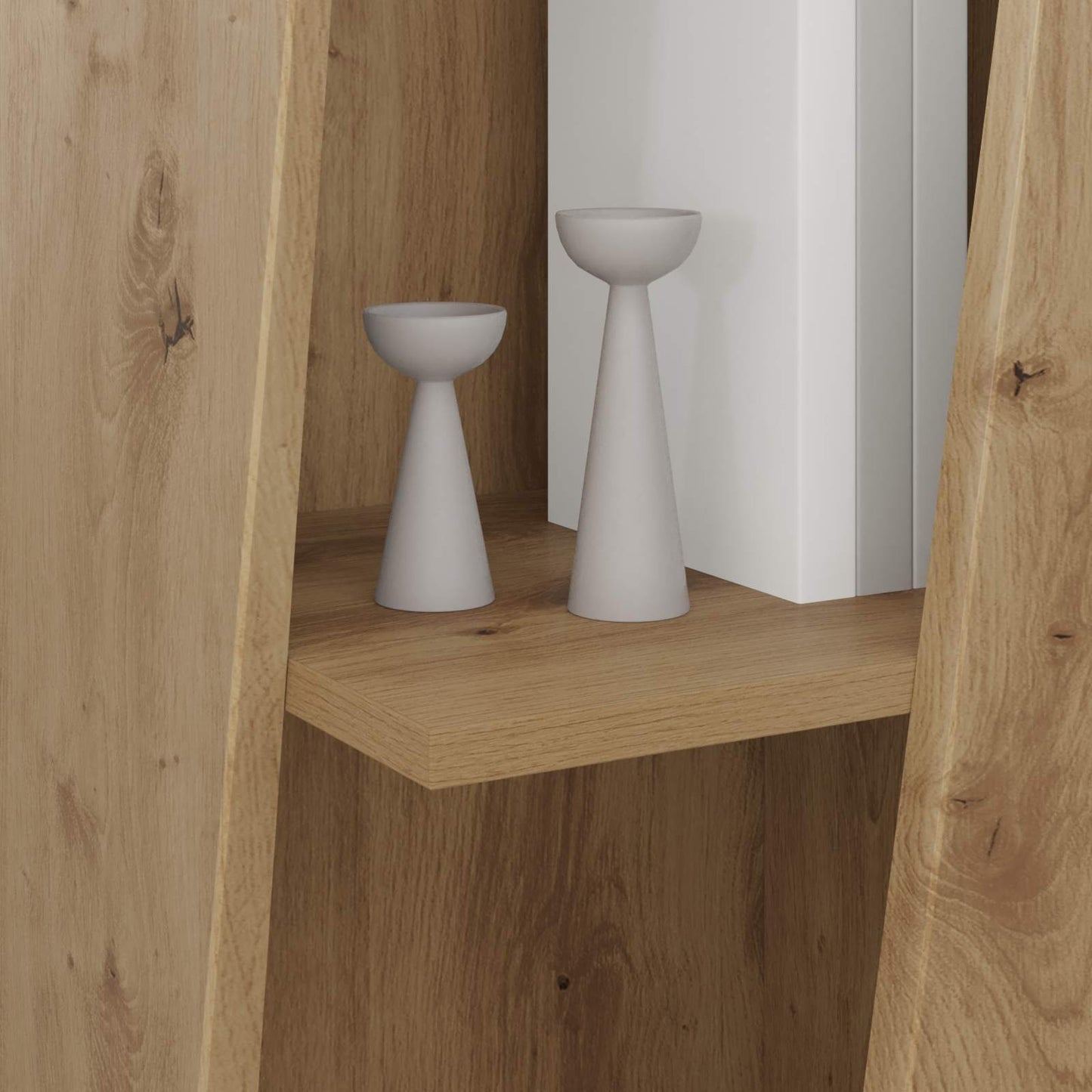 Side Shelf Artisan Oak 33 x 32 x 100.5 cm Engineered Wood