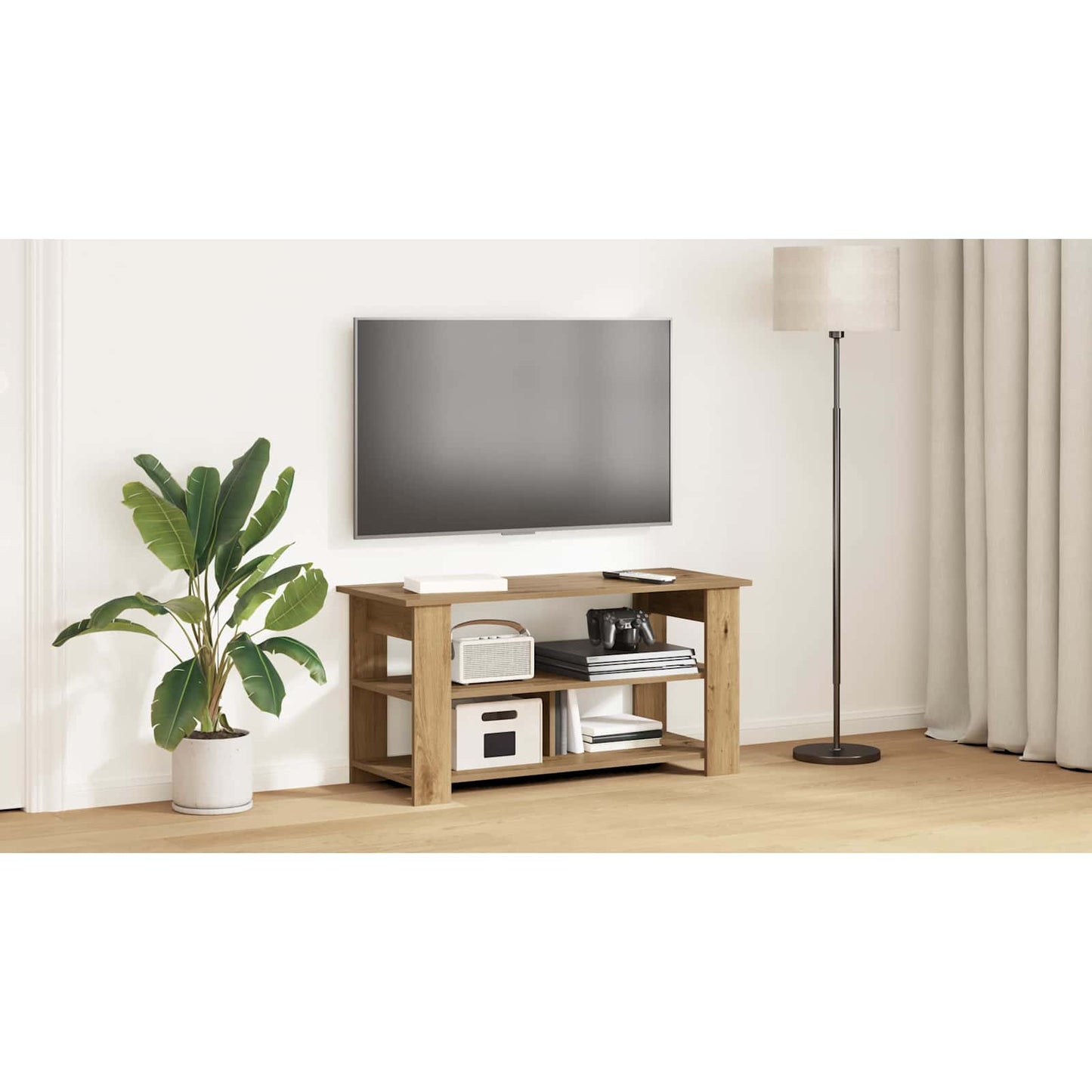 TV stand Artisan Oak 100 x 40 x 50 cm