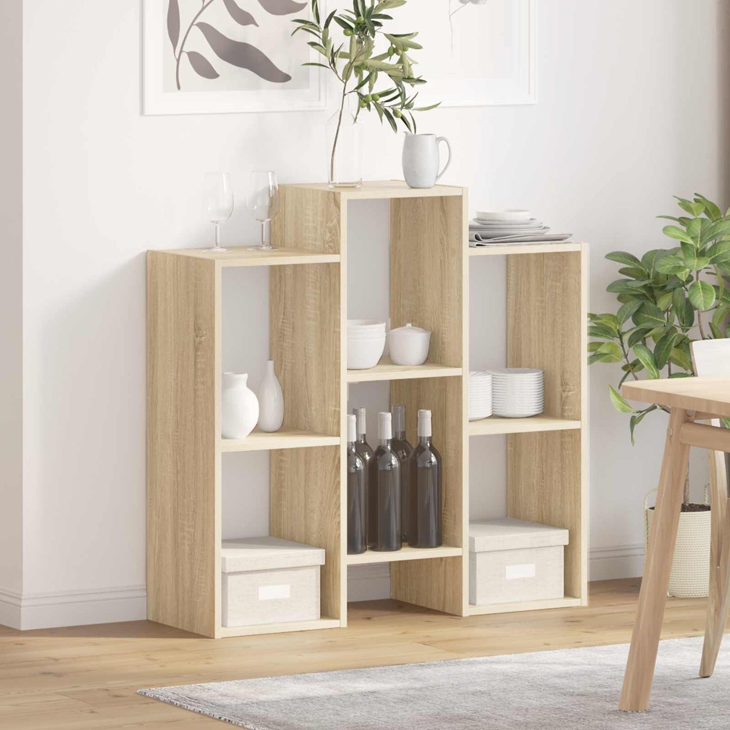 Sideboard Sonoma Oak 90 x 30 x 90 cm