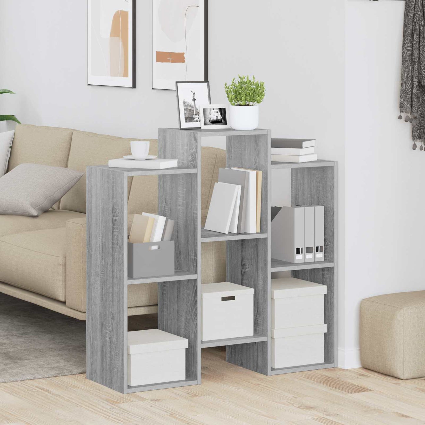 Sideboard Grey Sonoma 90 x 30 x 90 cm