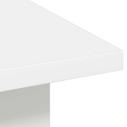 Coffee Table with Drawer White 77 x 55 x 42 cm Engineered Wood