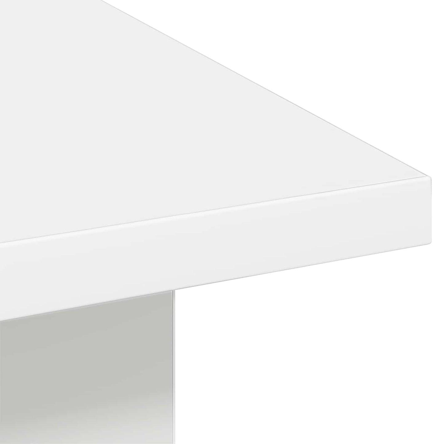 Coffee Table White 77 x 55 x 42 cm Engineered Wood