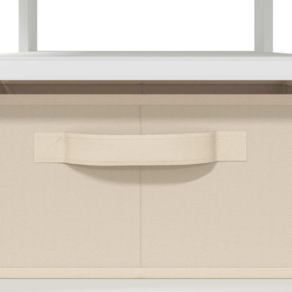 Coffee Table White 77 x 55 x 42 cm Engineered Wood