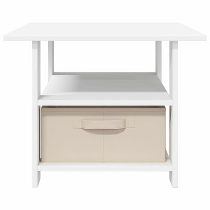 Coffee Table White 77 x 55 x 42 cm Engineered Wood