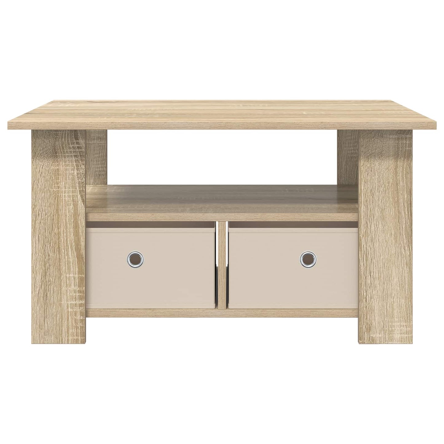 Coffee Table Sonoma Oak 77 x 55 x 42 cm Engineered Wood