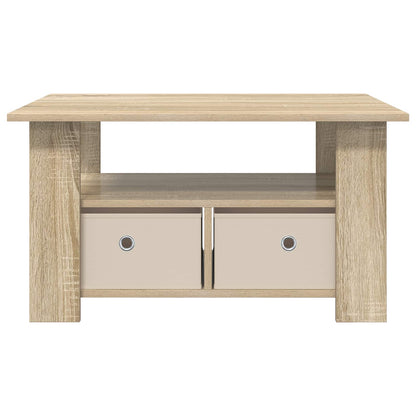 Coffee Table Sonoma Oak 77 x 55 x 42 cm Engineered Wood
