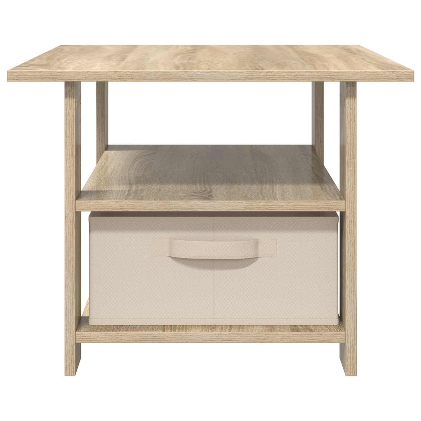 Coffee Table Sonoma Oak 77 x 55 x 42 cm Engineered Wood