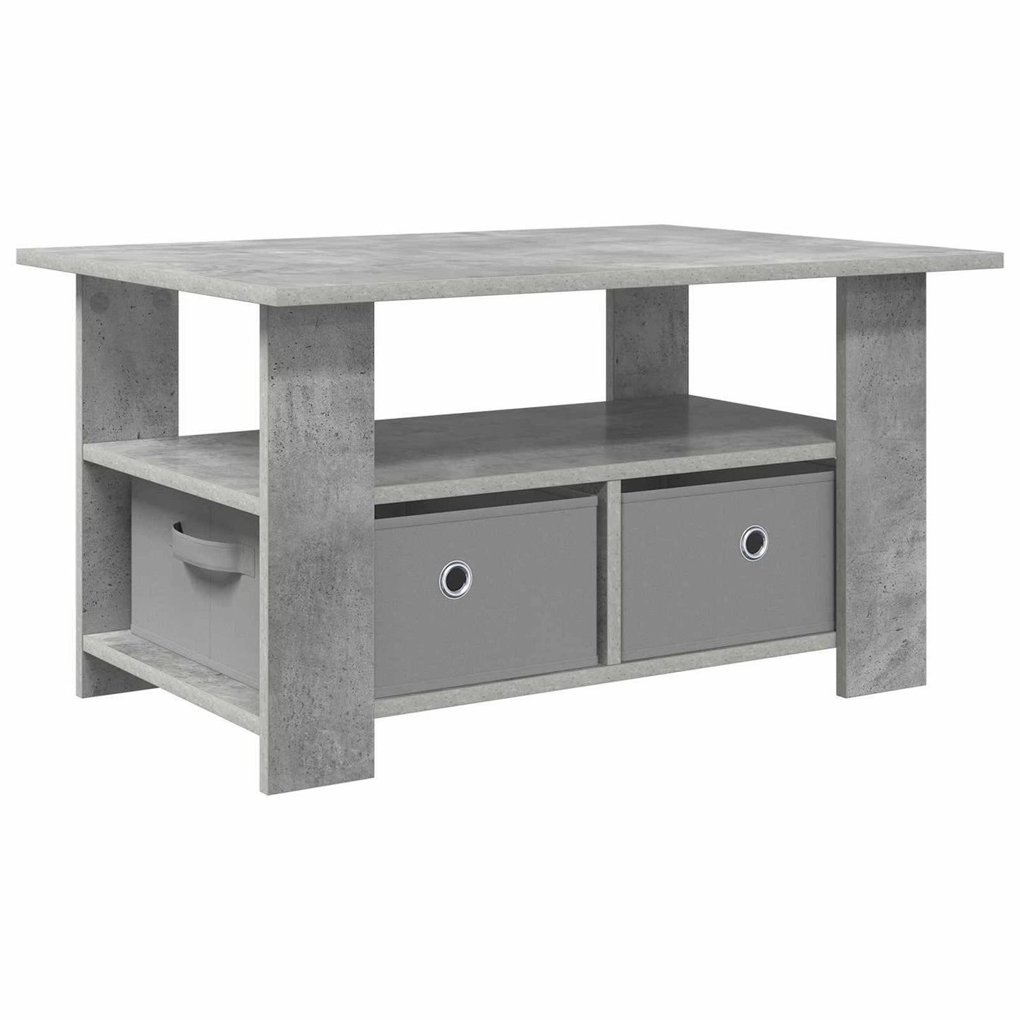 Coffee Table Concrete Grey 77 x 55 x 42 cm Engineered Wood